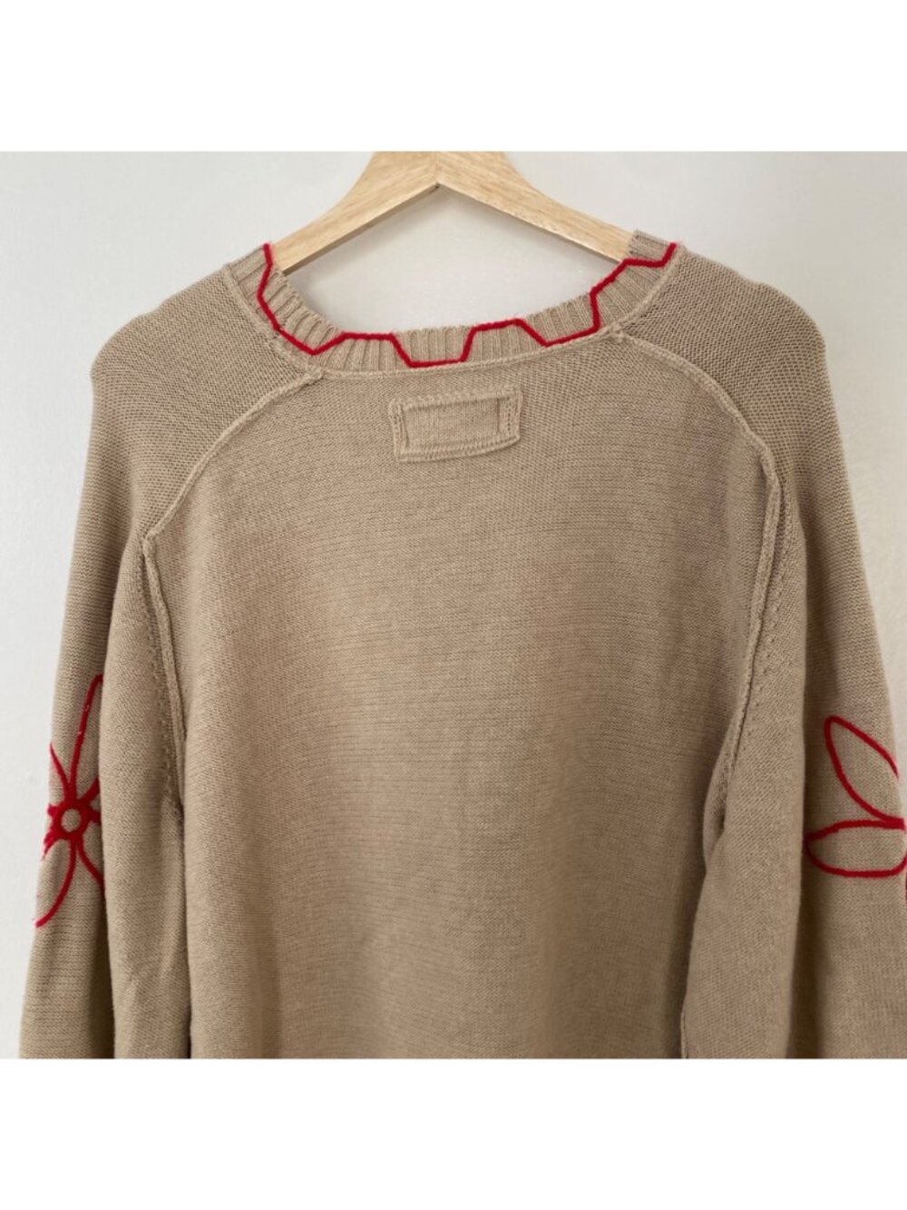 Free People We the Free Embroidered Rabbit Crewneck Sweater - Picture 9 of 10